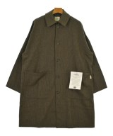 Yarmo（ヤーモ）ステンカラーコート 茶 サイズ:S メンズ/2200647224090