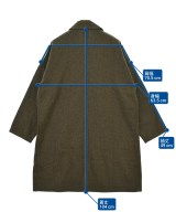 Yarmo（ヤーモ）ステンカラーコート 茶 サイズ:S メンズ/2200647224090