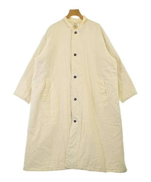 Yarmo(ヤーモ)ステンカラーコート 白 サイズ:F/2200676876031