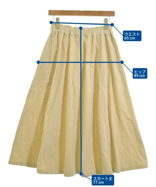 PONT DE CHALONS（ポンデシャロン）ロング・マキシ丈スカート ベージュ サイズ:F レディース/2200629399129