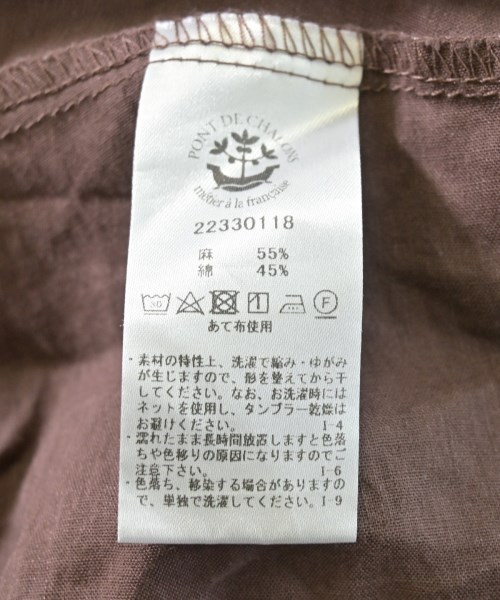 PONT DE CHALONS（ポンデシャロン）ワンピース 茶 サイズ:F レディース/2200643978010