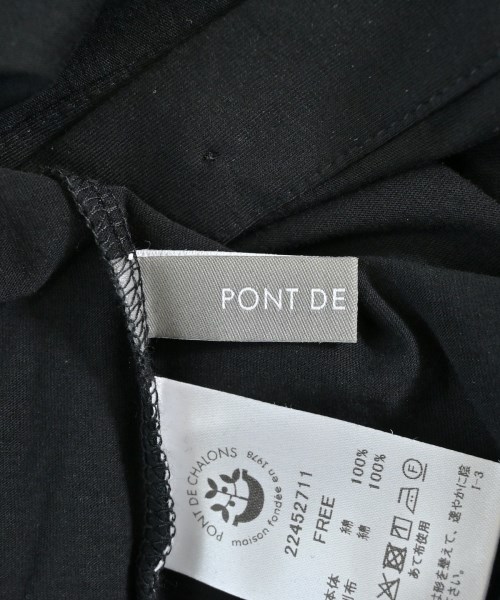 PONT DE CHALONS（ポンデシャロン）ブラウス 黒 サイズ:F レディース/2200663241064