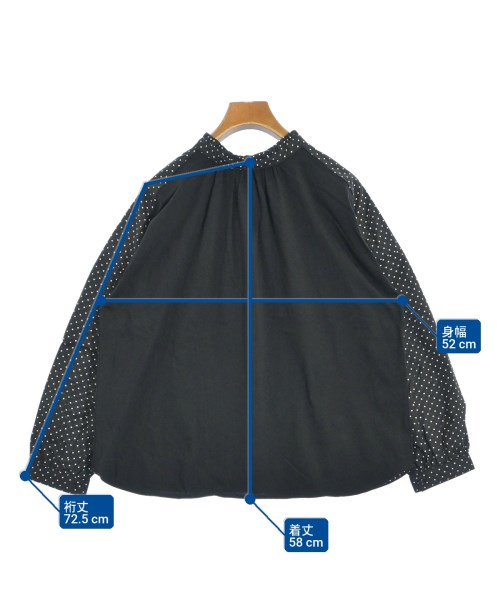 PONT DE CHALONS（ポンデシャロン）ブラウス 黒 サイズ:F レディース/2200663241064