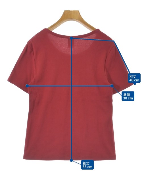 PONT DE CHALONS（ポンデシャロン）Tシャツ・カットソー 赤 サイズ:F レディース/2200726559068