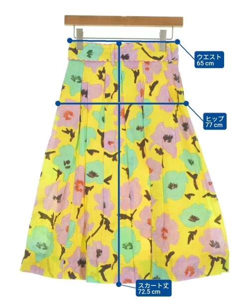 RACHEL ANTONOFF（レイチェルアントノフ）ロング・マキシ丈スカート 黄 サイズ:0(XS位) レディース/2200631166023