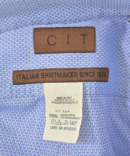 CIT LUXURY（チットラグジュアリー）ドレスシャツ 青 サイズ:39(M位) メンズ/2200695352011