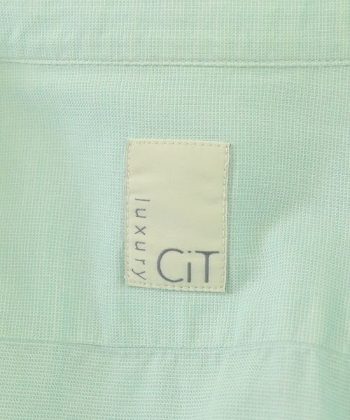 CIT LUXURY（チットラグジュアリー）カジュアルシャツ 緑 サイズ:39(M位) メンズ/2200725350239