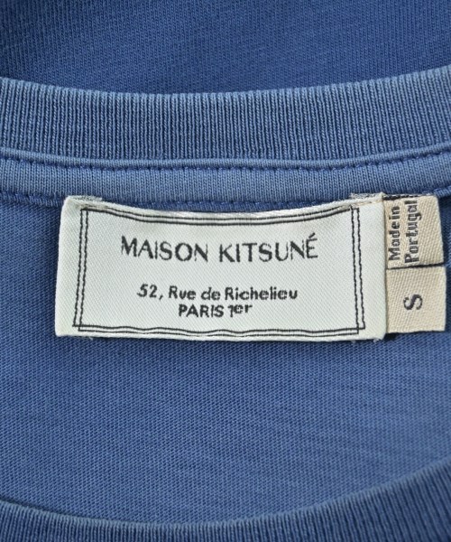MAISON KITSUNE（メゾンキツネ）Tシャツ・カットソー 青 サイズ:S メンズ/2200630382066