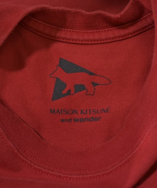 MAISON KITSUNE（メゾンキツネ）Tシャツ・カットソー 赤 サイズ:-(M位) メンズ/2200634781032