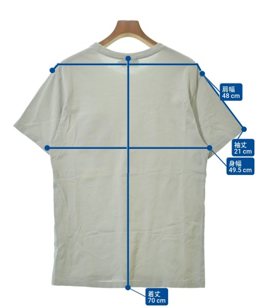 MAISON KITSUNE（メゾンキツネ）Tシャツ・カットソー グレー サイズ:M メンズ/2200621400045