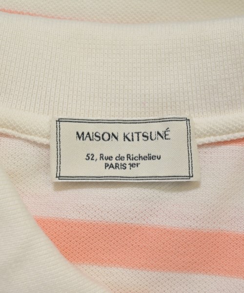 MAISON KITSUNE（メゾンキツネ）ポロシャツ 白 サイズ:XS メンズ/2200634891779
