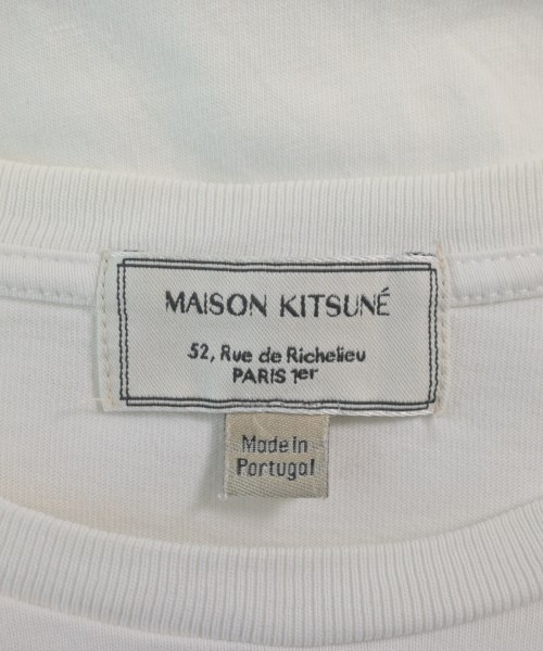 MAISON KITSUNE（メゾンキツネ）Tシャツ・カットソー 白 サイズ:M メンズ/2200636837041