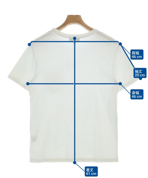 MAISON KITSUNE（メゾンキツネ）Tシャツ・カットソー 白 サイズ:M メンズ/2200636837041