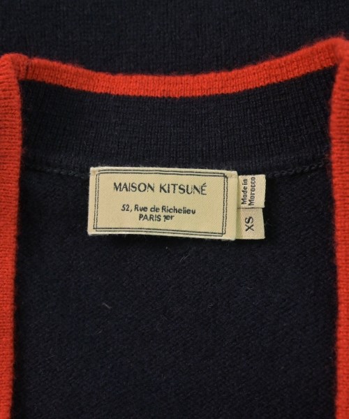 MAISON KITSUNE（メゾンキツネ）カーディガン 紺 サイズ:XS メンズ/2200638250053