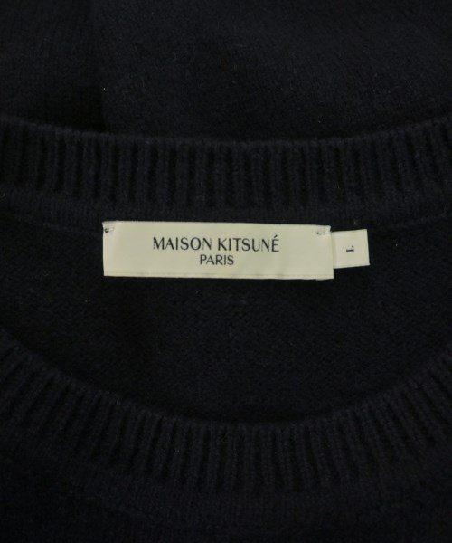 MAISON KITSUNE（メゾンキツネ）ニット・セーター 紺 サイズ:L メンズ/2200639963044