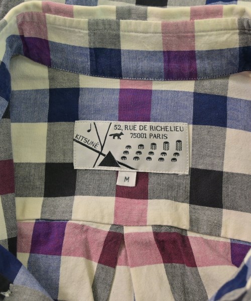 MAISON KITSUNE（メゾンキツネ）カジュアルシャツ 白 サイズ:M メンズ/2200640169084