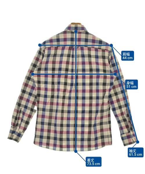 MAISON KITSUNE（メゾンキツネ）カジュアルシャツ 白 サイズ:M メンズ/2200640169084