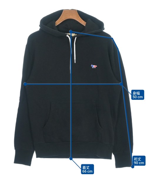 MAISON KITSUNE（メゾンキツネ）パーカー 黒 サイズ:M メンズ/2200628719027