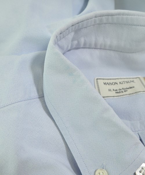 MAISON KITSUNE（メゾンキツネ）カジュアルシャツ 青 サイズ:40(L位) メンズ/2200639363271
