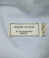 MAISON KITSUNE（メゾンキツネ）カジュアルシャツ 青 サイズ:40(L位) メンズ/2200639363271