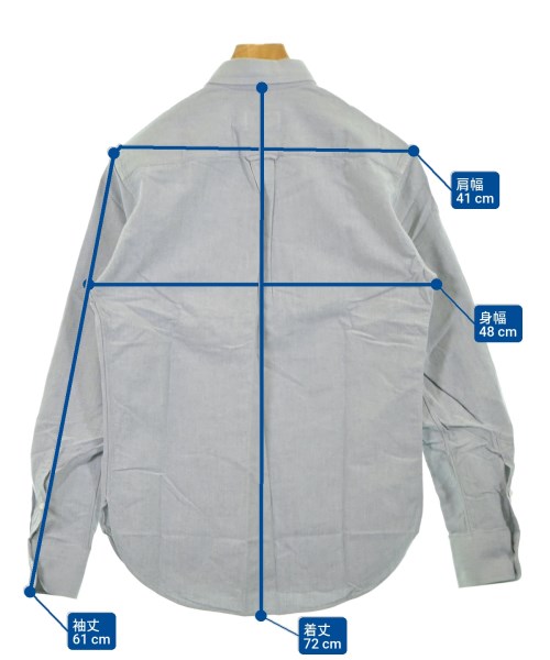 MAISON KITSUNE（メゾンキツネ）カジュアルシャツ 青 サイズ:39(M位) メンズ/2200639363288