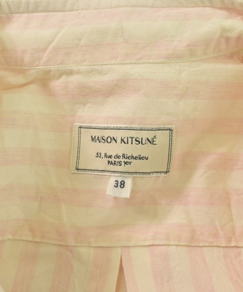 MAISON KITSUNE（メゾンキツネ）カジュアルシャツ ピンク サイズ:38(M位) メンズ/2200627521843