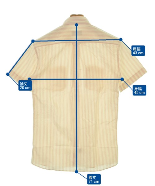 MAISON KITSUNE（メゾンキツネ）カジュアルシャツ ピンク サイズ:38(M位) メンズ/2200627521843