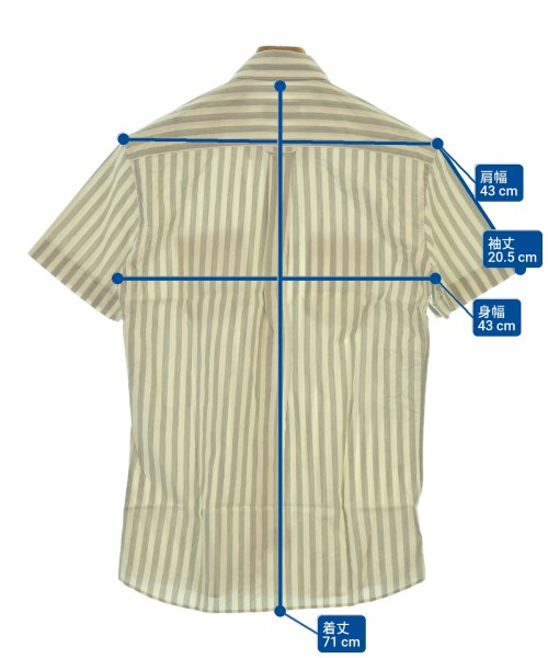 MAISON KITSUNE（メゾンキツネ）カジュアルシャツ グレー サイズ:38(M位) メンズ/2200627521850