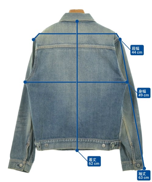 MAISON KITSUNE（メゾンキツネ）デニムジャケット 紺 サイズ:S メンズ/2200641335037