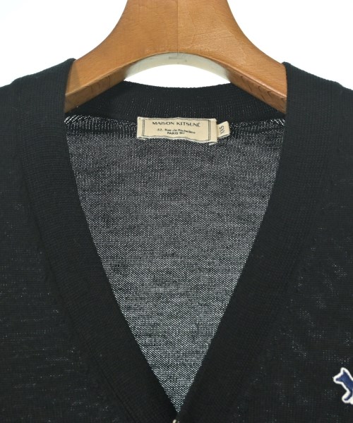 MAISON KITSUNE（メゾンキツネ）カーディガン 黒 サイズ:XXS メンズ/2200641587016