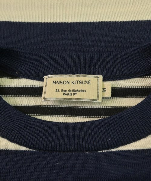 MAISON KITSUNE（メゾンキツネ）ニット・セーター 黒 サイズ:M メンズ/2200627330025