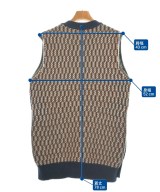 MAISON KITSUNE（メゾンキツネ）ベスト グレー サイズ:XS メンズ/2200631896081