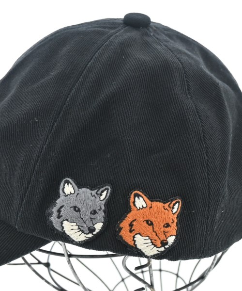MAISON KITSUNE（メゾンキツネ）キャップ 黒 サイズ:- メンズ/2200642776266