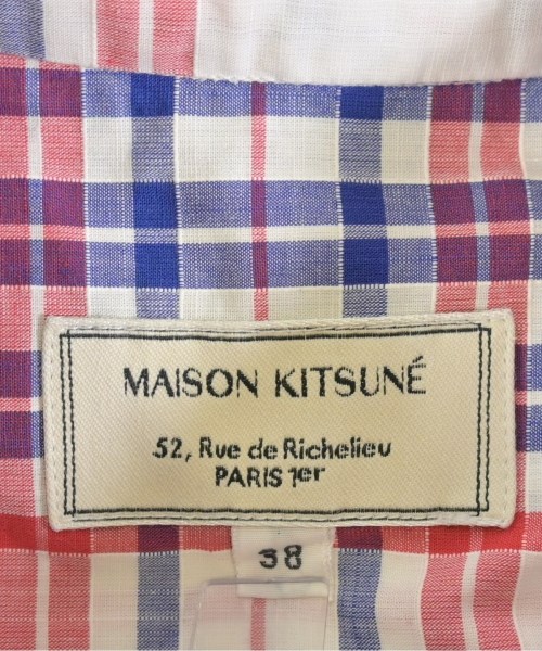 MAISON KITSUNE（メゾンキツネ）カジュアルシャツ 白 サイズ:38(S位) メンズ/2200632927319