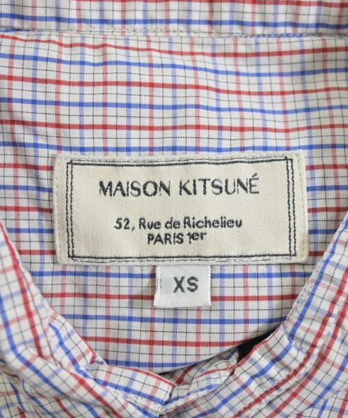 MAISON KITSUNE（メゾンキツネ）カジュアルシャツ 赤 サイズ:XS メンズ/2200632927326