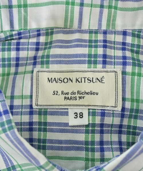 MAISON KITSUNE（メゾンキツネ）カジュアルシャツ 白 サイズ:38(S位) メンズ/2200632927333