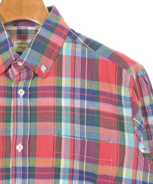 MAISON KITSUNE（メゾンキツネ）カジュアルシャツ 赤 サイズ:38(S位) メンズ/2200632927340