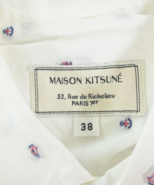 MAISON KITSUNE（メゾンキツネ）カジュアルシャツ 白 サイズ:38(S位) メンズ/2200632927364