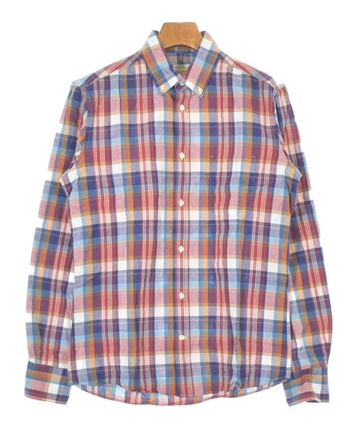 MAISON KITSUNE(メゾンキツネ)カジュアルシャツ 赤 サイズ:38(S位)/2200632927395