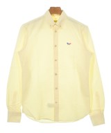 MAISON KITSUNE（メゾンキツネ）カジュアルシャツ 黄 サイズ:37(XS位) メンズ/2200632927418