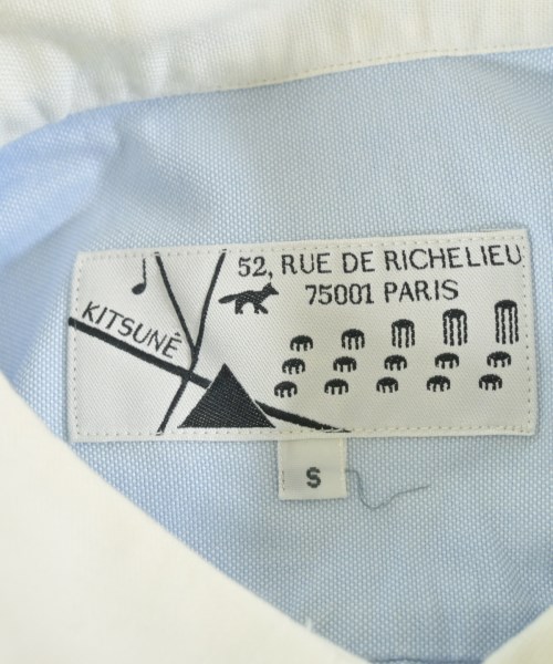 MAISON KITSUNE（メゾンキツネ）カジュアルシャツ 青 サイズ:S メンズ/2200632927432