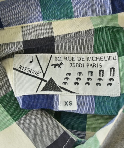 MAISON KITSUNE（メゾンキツネ）カジュアルシャツ 白 サイズ:XS メンズ/2200632927456