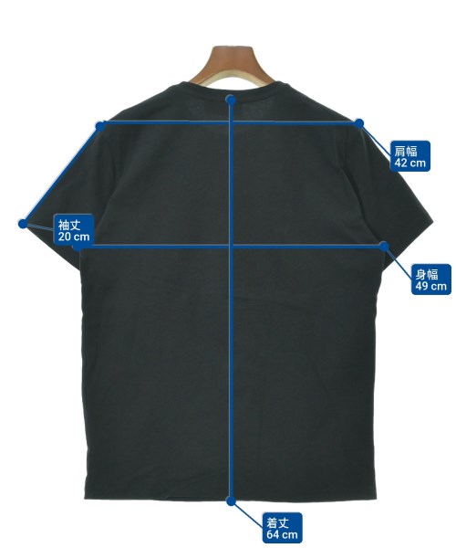MAISON KITSUNE（メゾンキツネ）Tシャツ・カットソー 黒 サイズ:S メンズ/2200643286047