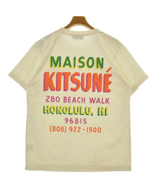 MAISON KITSUNE（メゾンキツネ）Tシャツ・カットソー 白 サイズ:M メンズ/2200643380080