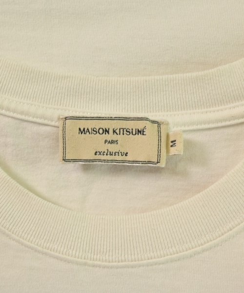 MAISON KITSUNE（メゾンキツネ）Tシャツ・カットソー 白 サイズ:M メンズ/2200643380080
