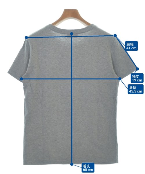 MAISON KITSUNE（メゾンキツネ）Tシャツ・カットソー グレー サイズ:-(XS位) メンズ/2200643573116