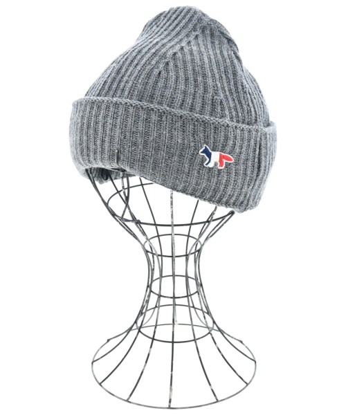 MAISON KITSUNE(メゾンキツネ)ニットキャップ・ビーニー グレー サイズ:-/2200643857131