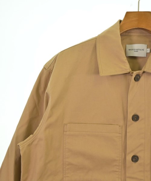 MAISON KITSUNE（メゾンキツネ）カジュアルシャツ ベージュ サイズ:L メンズ/2200644168069