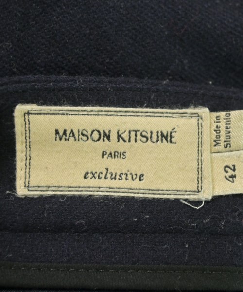 MAISON KITSUNE（メゾンキツネ）スラックス 紺 サイズ:42(L位) メンズ/2200563844051