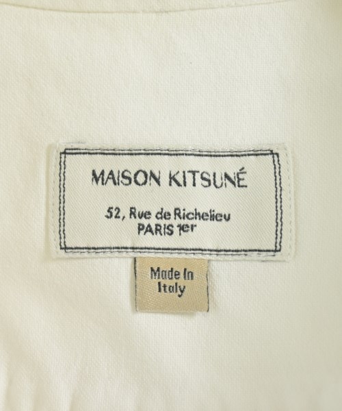 MAISON KITSUNE（メゾンキツネ）カジュアルシャツ 白 サイズ:38(M位) メンズ/2200575337053